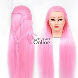 Cap de practica din par sintetic lungime par 75 cm Pink - CN23